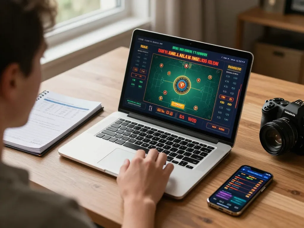 Engaging online gameplay at https://xx88gg.net/ with a player focusing on strategic betting while using a laptop at home.