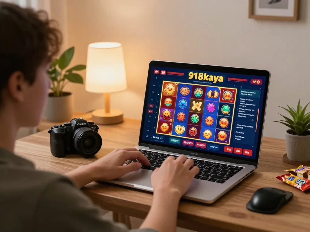 Engaging online gaming scene showcasing deposit and withdrawal tips for 918kaya players.