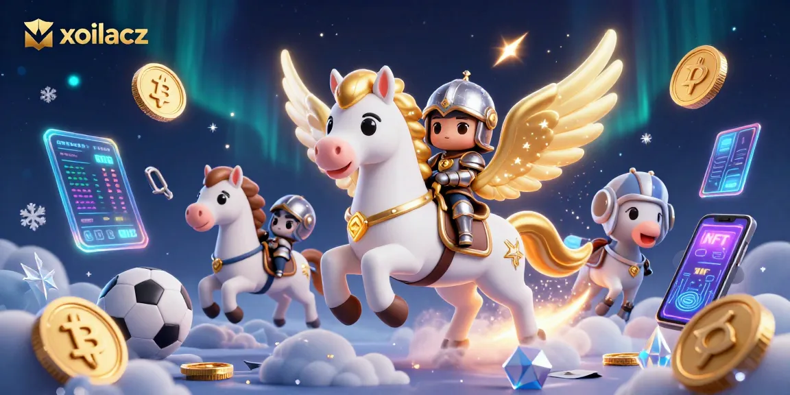 Xoilacz enhances sports betting experience with immersive knight riding a celestial horse, capturing excitement.