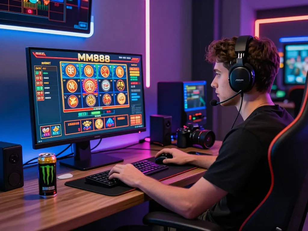 MM88 online gambling experience showcasing player engagement with vibrant casino graphics and betting options.