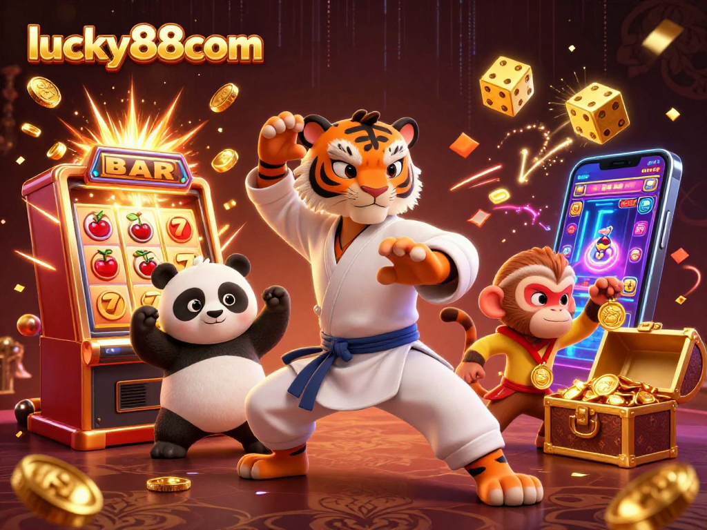 Enjoy thrilling gameplay with lucky88com in an enchanting 3D casino world filled with colorful game elements.