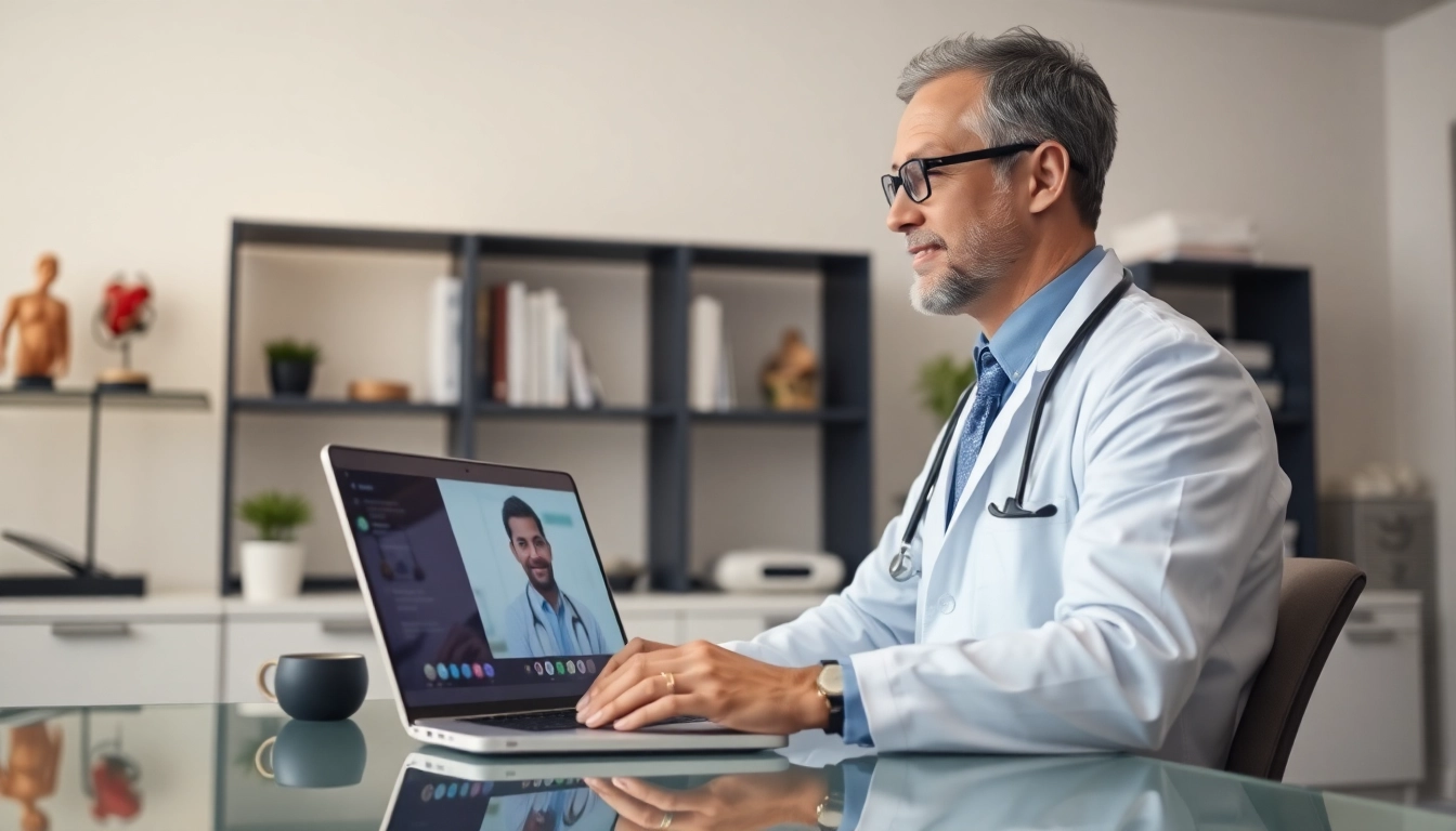 Engaging online medical advice from real doctors during a virtual consultation.