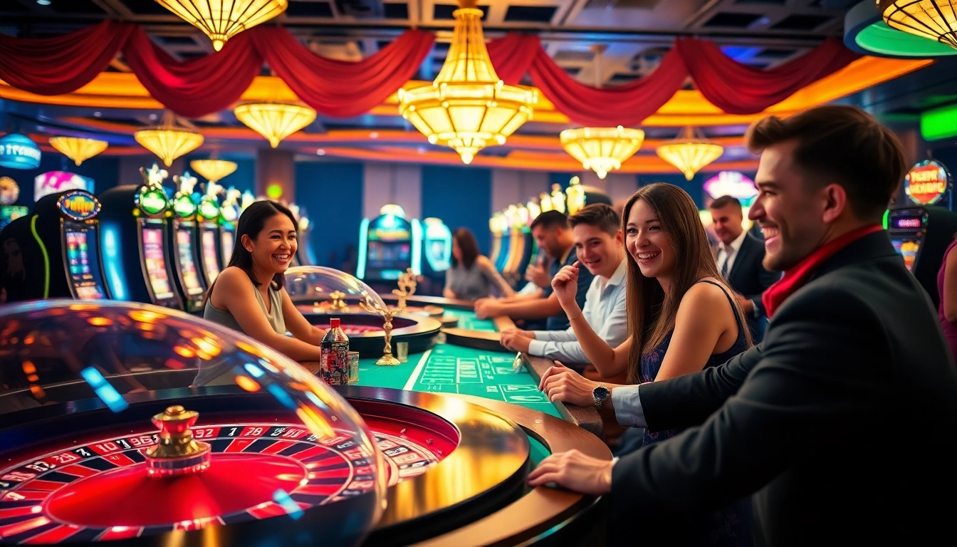 Erhalten Sie neue casino bonus ohne einzahlung in einer einladenden Casino-Umgebung mit Spielern.