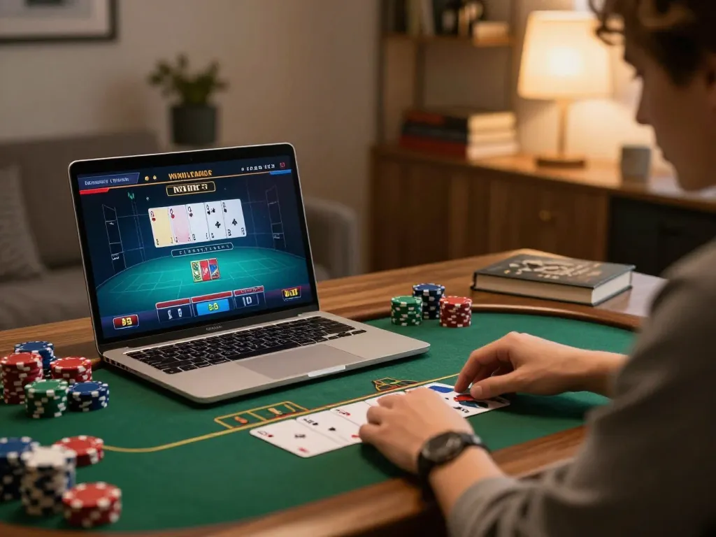 Experience the excitement of Link mới Lu88 in a cozy online poker game.