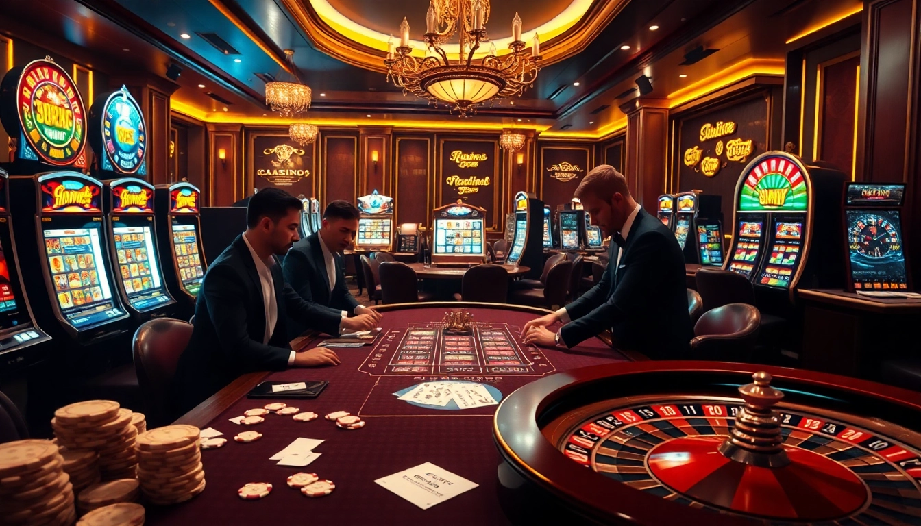 Experience thrilling gaming moments at ku88m.com with exciting casino tables and vibrant slot machines.