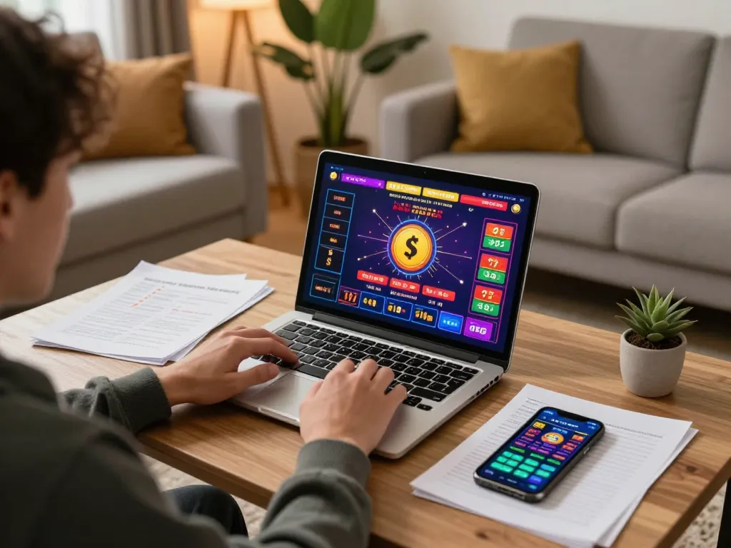 Engaging in online casino gaming at home while managing bankroll with scap strategies