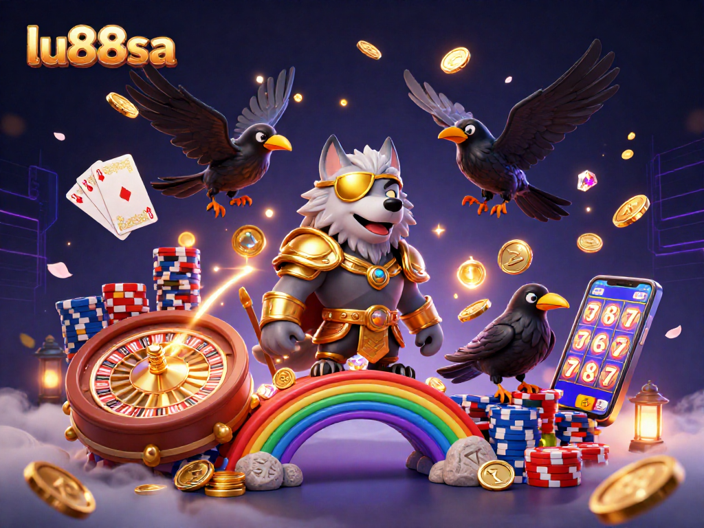 Experience winning strategies with lu88sa through vibrant casino-themed artwork.
