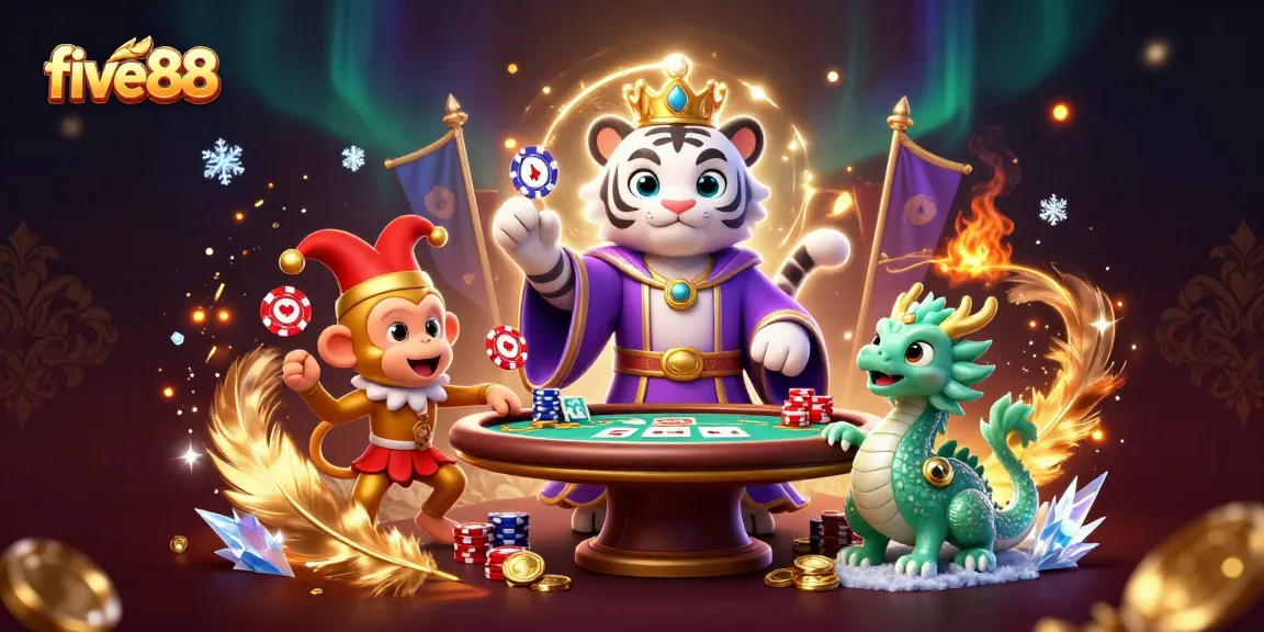 Experience the vibrant energy of poker at five88 with strategic gameplay and unique characters.