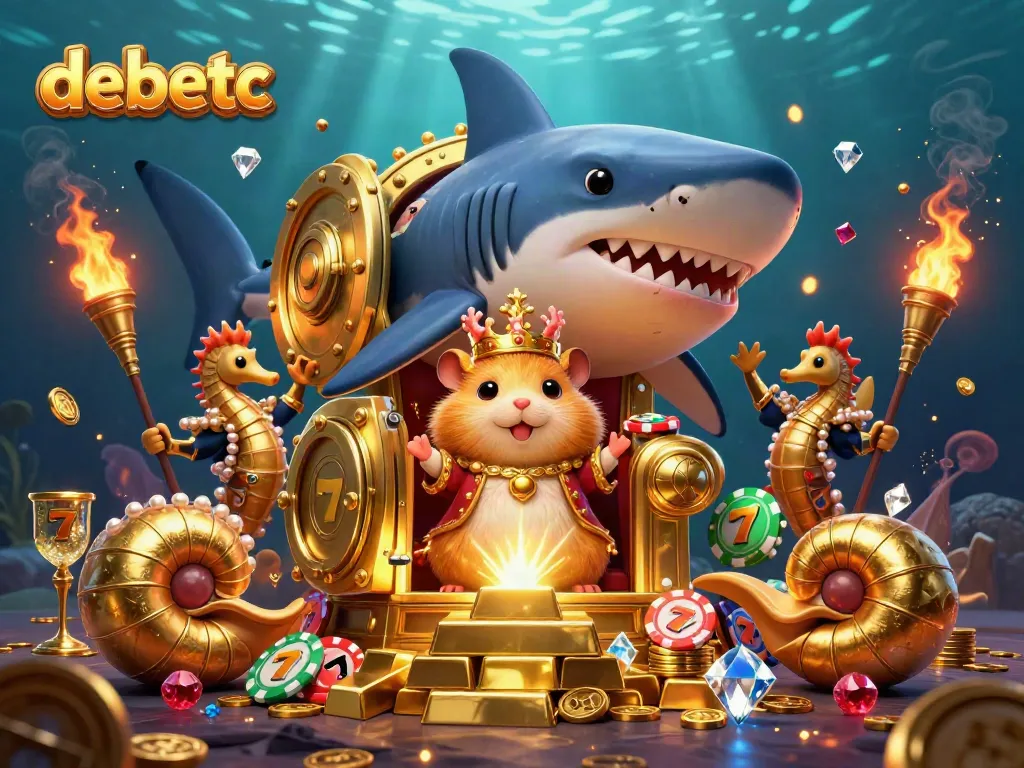 Experience thrilling gaming at debetc with a charming hamster king and treasures from a golden vault.