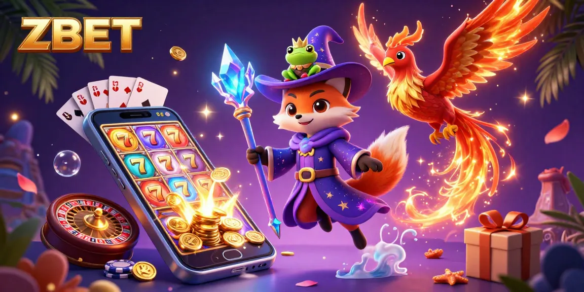 ZBET offers an engaging casino experience with vibrant slot games and enchanting characters.