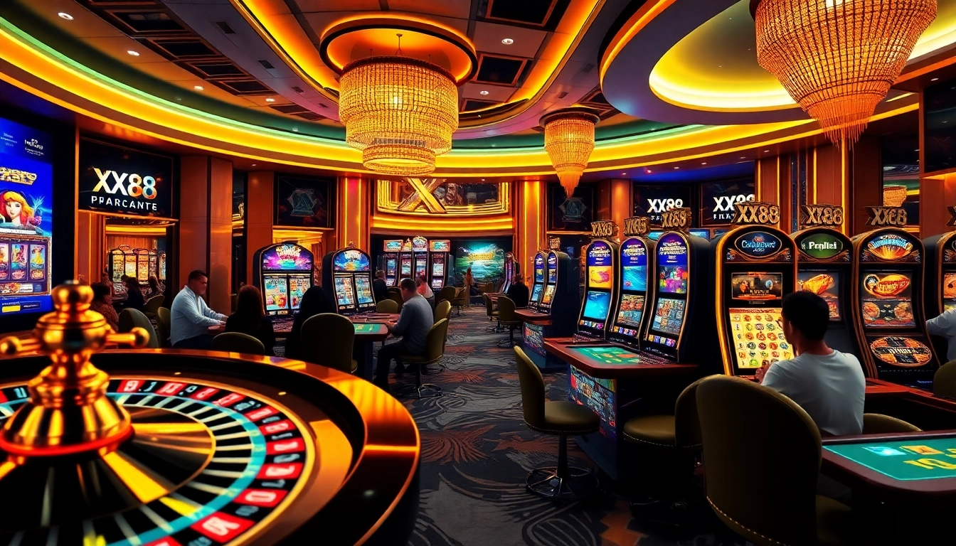 Play thrilling casino games on the XX88 platform with a luxurious online interface.