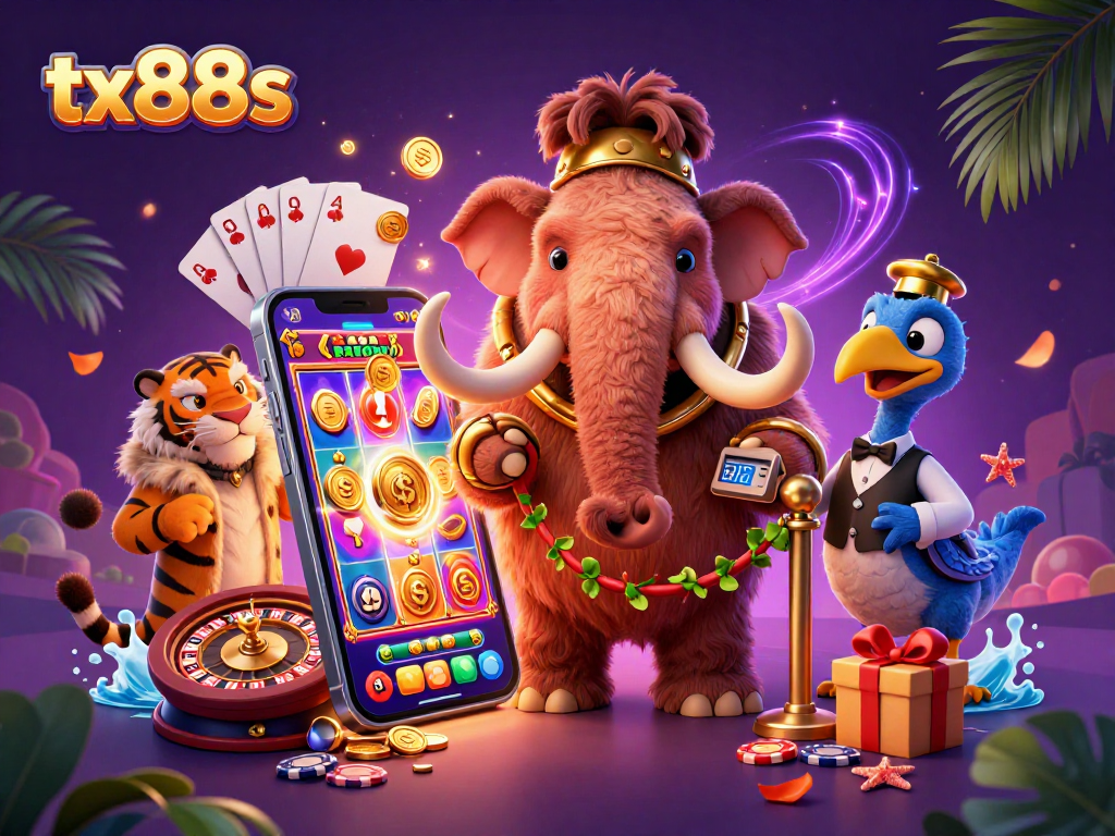 Experience the vibrant world of tx88s as the casino bouncer checks IDs at the entrance, setting the scene for thrilling games.